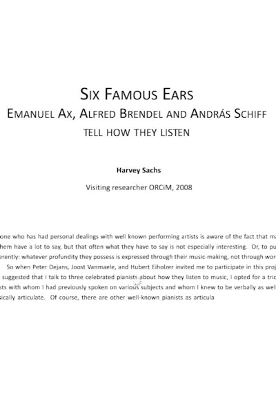 Six Famous Ears